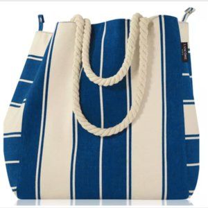 Lancome Blue-white Striped Tote Bag New
